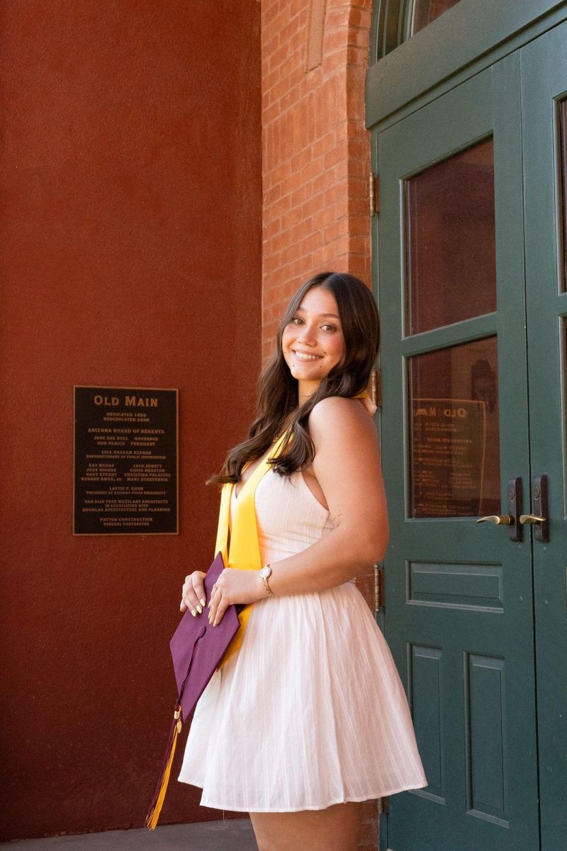 Kelly Graber at her Arizona State University graduation